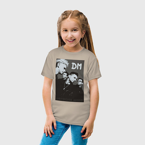 Детская футболка Depeche Mode 90 Violator / Миндальный – фото 4