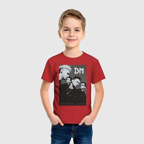 Детская футболка Depeche Mode 90 Violator / Красный – фото 3