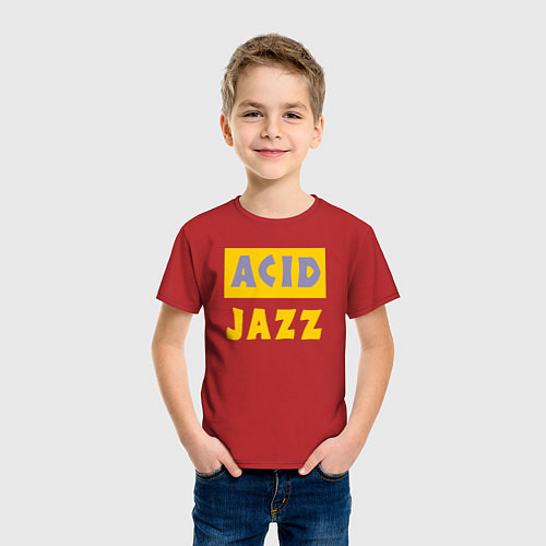 Детская футболка Acid jazz / Красный – фото 3