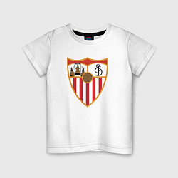 Футболка хлопковая детская Sevilla, цвет: белый
