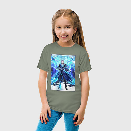 Детская футболка Невиллет из Геншин Импакт / Авокадо – фото 4