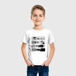 Футболка хлопковая детская Depeche Mode - Your World In My Eyes, цвет: белый — фото 2