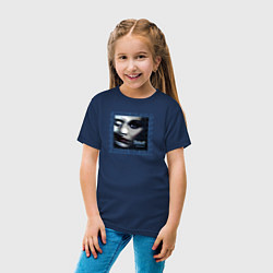 Футболка хлопковая детская Slipknot: Adderall, цвет: тёмно-синий — фото 2
