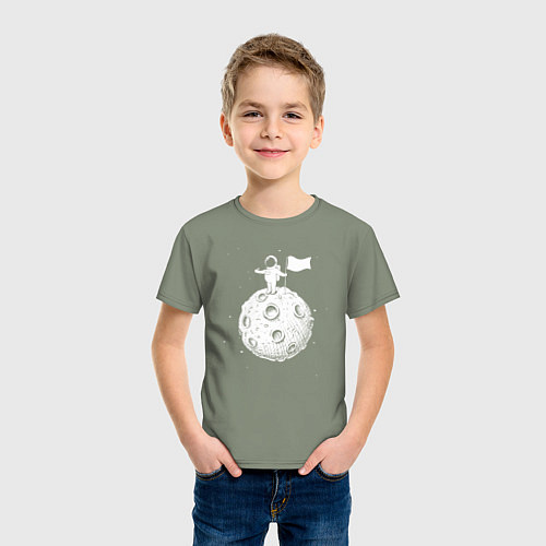 Детская футболка Я на луне / Авокадо – фото 3