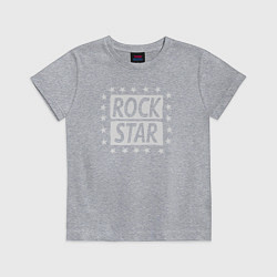 Футболка хлопковая детская Star rock, цвет: меланж