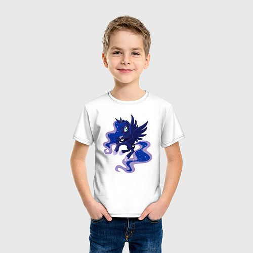 Детская футболка Принцесса Луна из My Little Pony в кино / Белый – фото 3