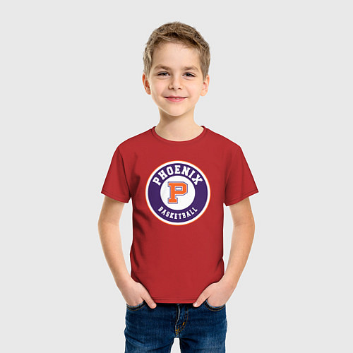 Детская футболка Phoenix basket / Красный – фото 3