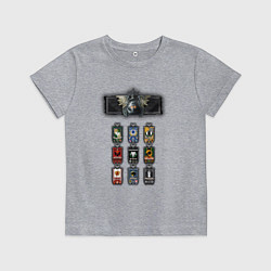 Футболка хлопковая детская Легионы лоялисты, цвет: меланж