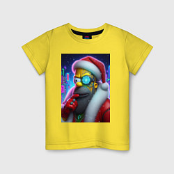 Детская футболка Simpson Claus - cyberpunk