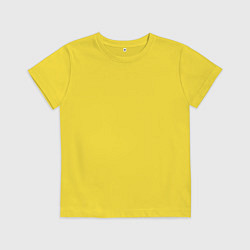 Футболка хлопковая детская Gta 6 лого на спине, цвет: желтый