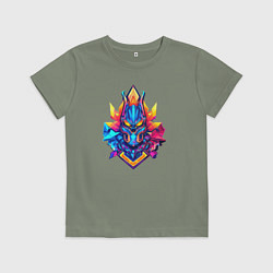 Футболка хлопковая детская High voltage, цвет: авокадо