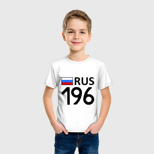 Детская футболка RUS 196 / Белый – фото 3