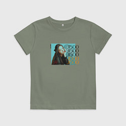 Футболка хлопковая детская Jisoo fun, цвет: авокадо