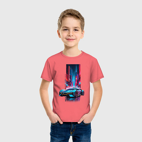 Детская футболка Красная площадь 2082 / Коралловый – фото 3
