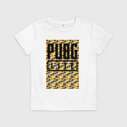 Детская футболка Pabg жёлтый милитари