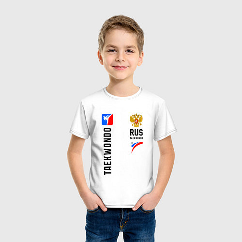 Детская футболка Тхэквондо сборная / Белый – фото 3