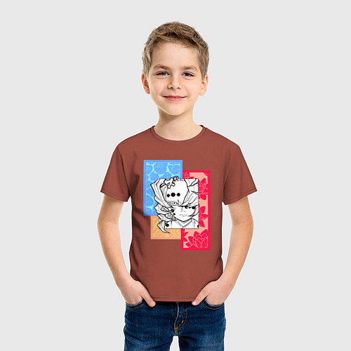 Детская футболка Руи / Кирпичный – фото 3