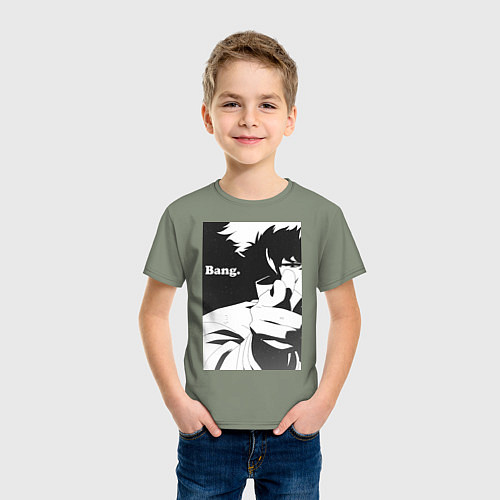 Детская футболка Ковбой Бибоп Спайк Шпигель / Авокадо – фото 3