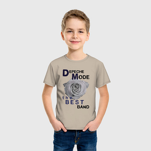 Детская футболка Depeche Mode - best of band / Миндальный – фото 3