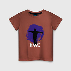 Футболка хлопковая детская Depeche Mode - Dave in devotional tour, цвет: кирпичный