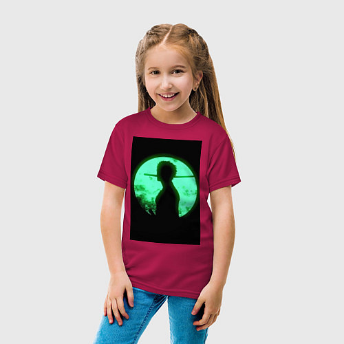 Детская футболка Зоро мечник / Маджента – фото 4