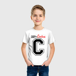 Футболка хлопковая детская Стёпа - человек с большой буквы, цвет: белый — фото 2