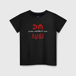 Футболка хлопковая детская Depeche Mode - Spirit shirt, цвет: черный
