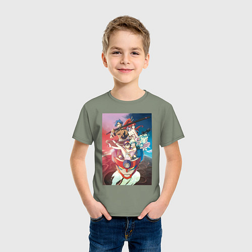 Детская футболка Гуррен-Лаганн Ния Тэппелин / Авокадо – фото 3