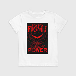 Футболка хлопковая детская Камина Гуррен Дан, цвет: белый