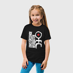 Футболка хлопковая детская Einstrzende Neubauten - Logo, цвет: черный — фото 2