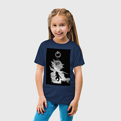 Футболка хлопковая детская Семь смертных грехов Мелиодас, цвет: тёмно-синий — фото 2