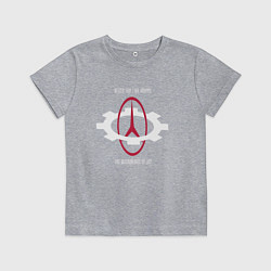 Футболка хлопковая детская Nitzer Ebb feat die krupps, цвет: меланж