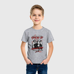 Футболка хлопковая детская Depeche Mode - Grew up, цвет: меланж — фото 2