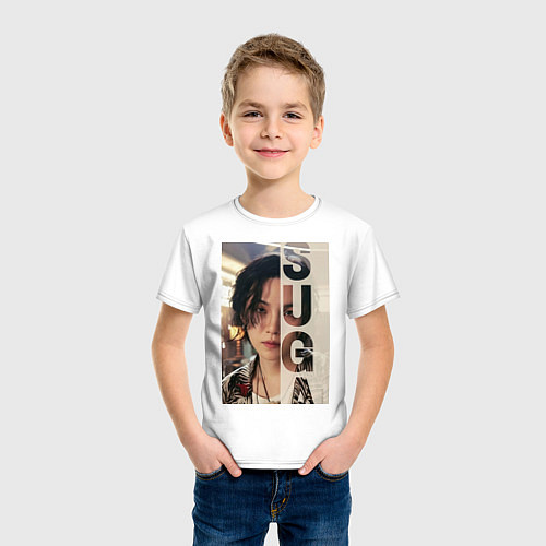 Детская футболка Agust D / Белый – фото 3