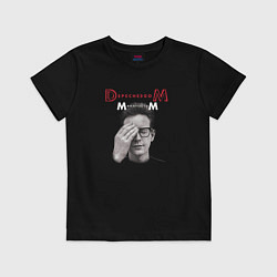 Футболка хлопковая детская Depeche Mode - Fletch memento mori, цвет: черный