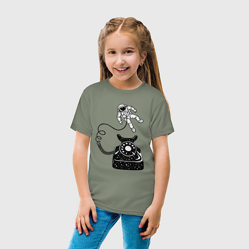 Детская футболка Космический телефон / Авокадо – фото 4
