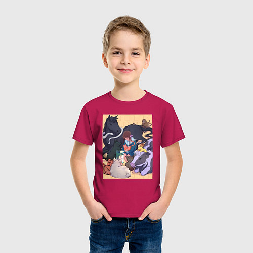 Детская футболка Корзинка фруктов Кё Сома / Маджента – фото 3