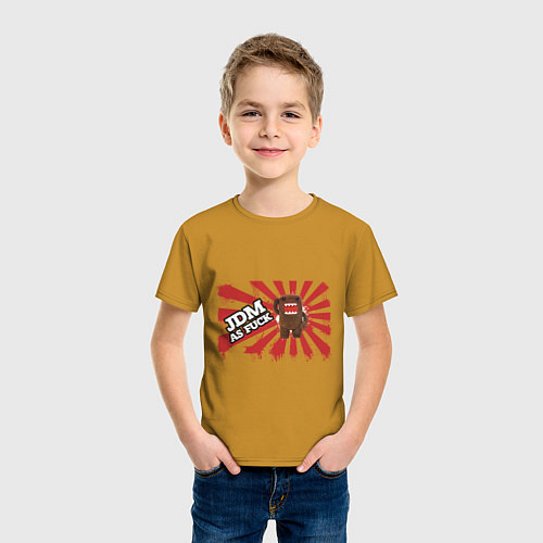 Детская футболка DOMO-JDM / Горчичный – фото 3