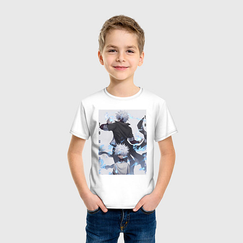 Детская футболка Моя геройская академия Даби Злодей / Белый – фото 3