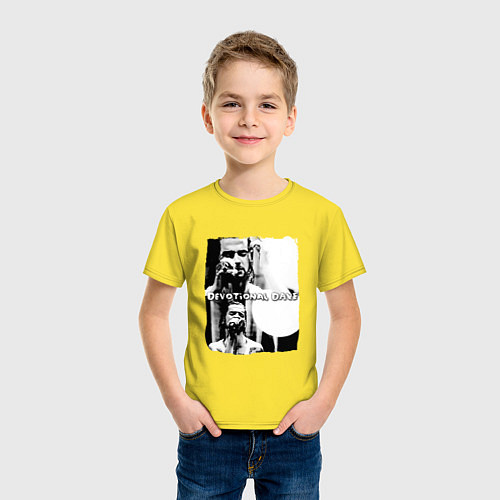Детская футболка Depeche Mode - Devotional gahan / Желтый – фото 3