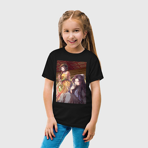 Детская футболка Монолог фармацевта Жэньши выпивает / Черный – фото 4