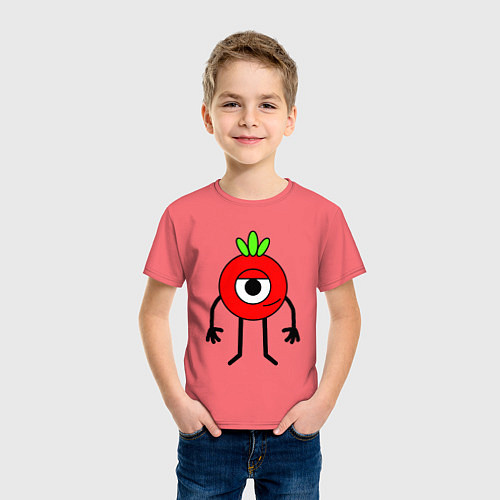 Детская футболка Чарли / Коралловый – фото 3