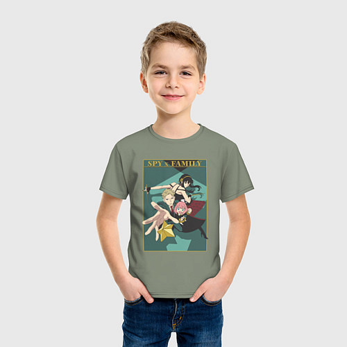 Детская футболка Семья шпиона Spy X Family Форджеры 3 / Авокадо – фото 3