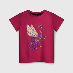 Футболка хлопковая детская HOMM3 Faerie Dragon, цвет: маджента