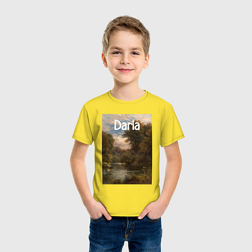 Детская футболка Daria речка / Желтый – фото 3