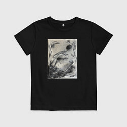 Футболка хлопковая детская Graphic painting, цвет: черный
