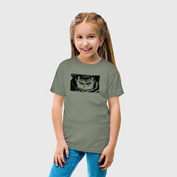 Футболка хлопковая детская Берсерк манга, цвет: авокадо — фото 2