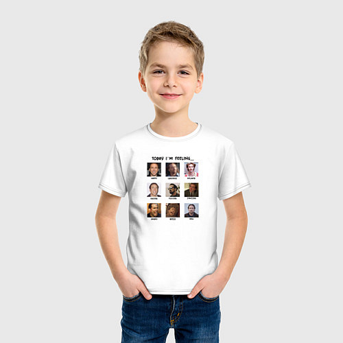 Детская футболка Какое настроение сегодня / Белый – фото 3