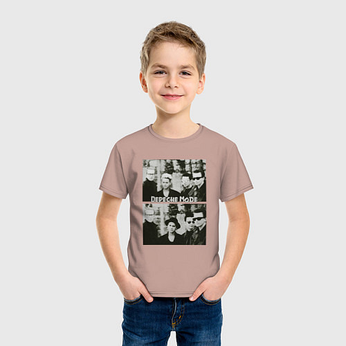 Детская футболка Depeche Mode2 / Пыльно-розовый – фото 3