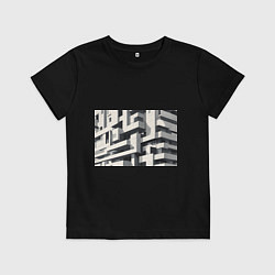 Футболка хлопковая детская Вдохновлено Ле Корбюзье, цвет: черный